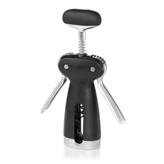 OXO SteeL vue avant de l'ouvre-bouteille, design compact et rangement pratique