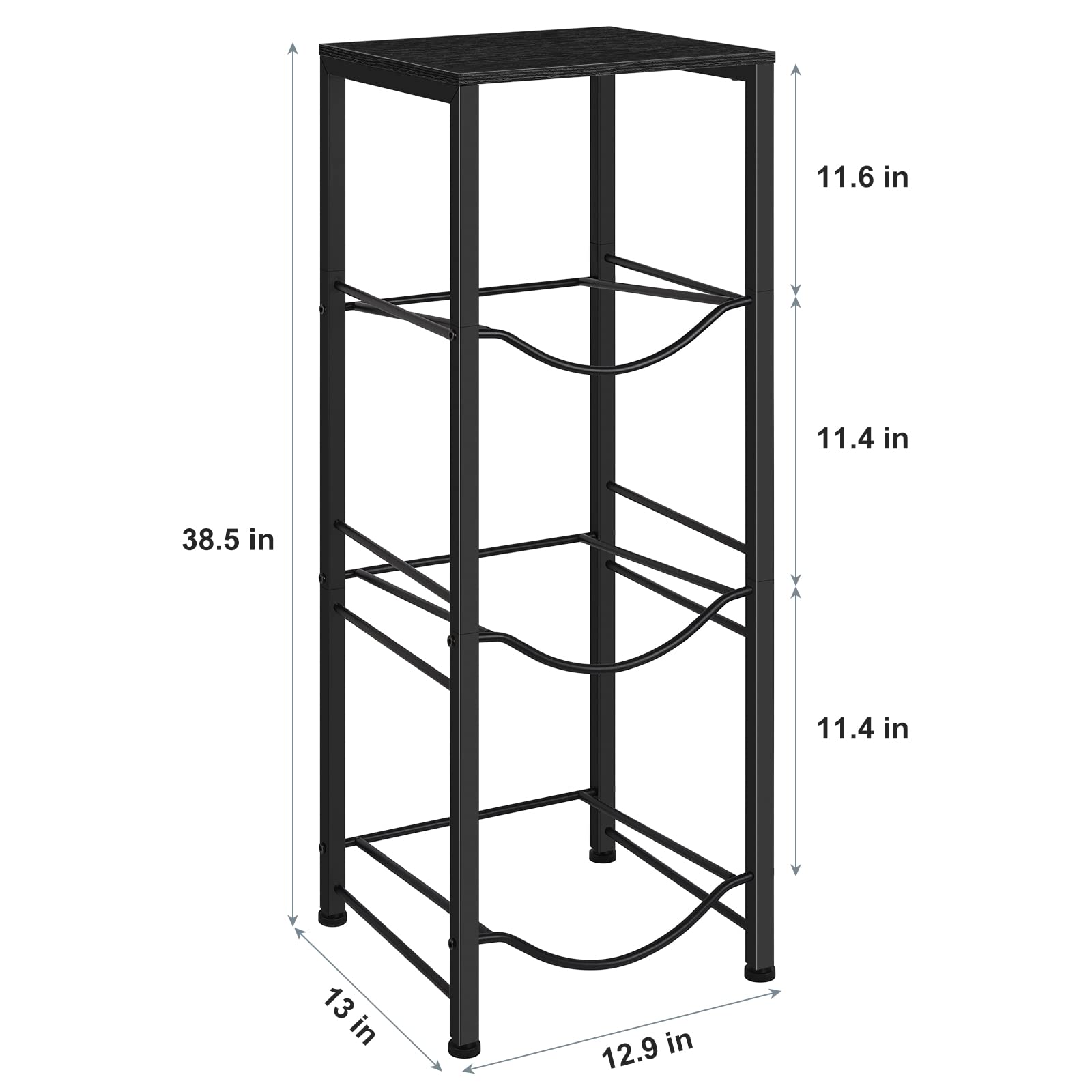 OYEAL gros plan plateau MDF noir montrant finition durable et nettoyage facile