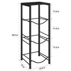 OYEAL gros plan plateau MDF noir montrant finition durable et nettoyage facile