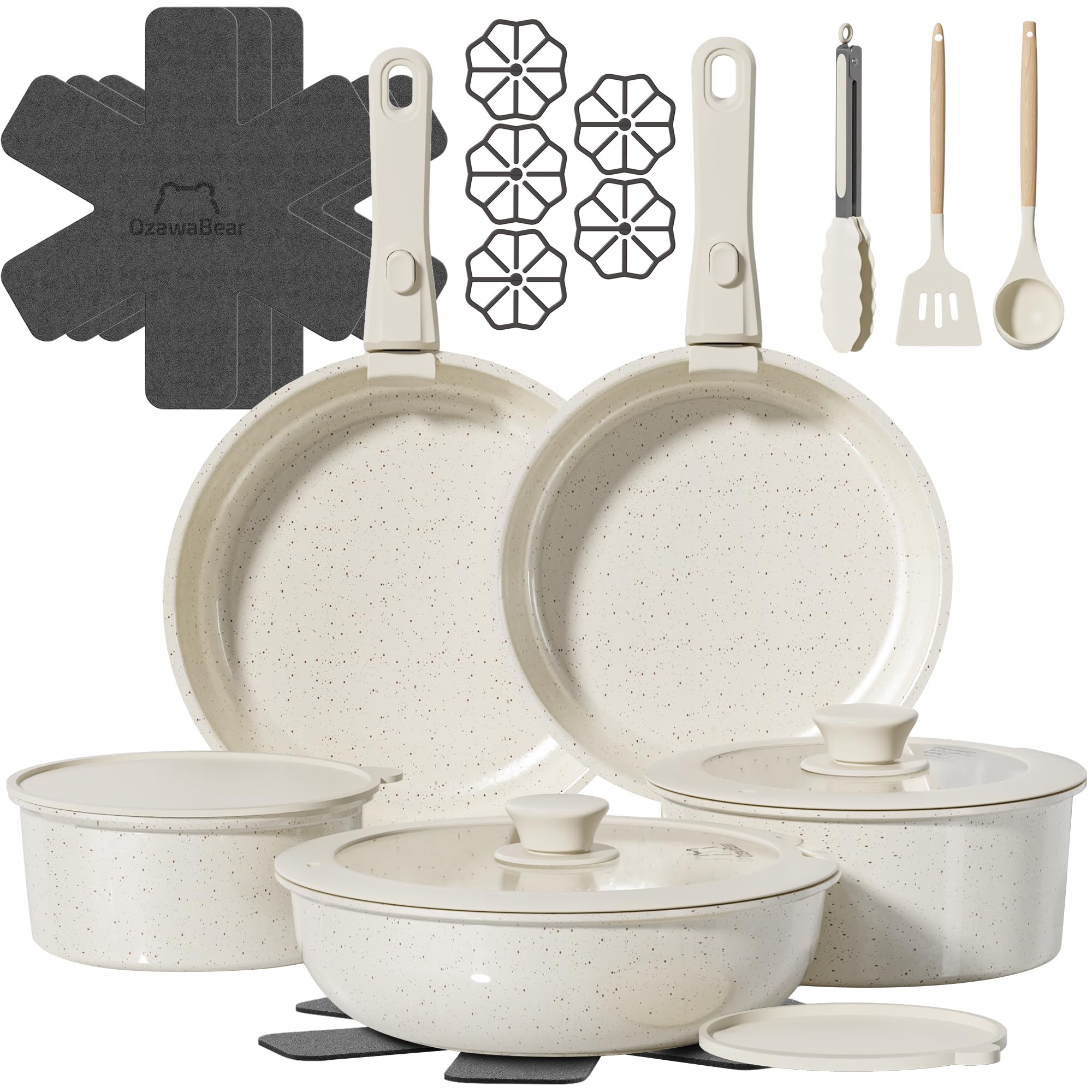 OzawaBear ensemble complet devant montrant rangement compact et polyvalence