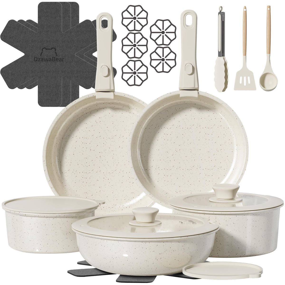 OzawaBear ensemble complet devant montrant rangement compact et polyvalence