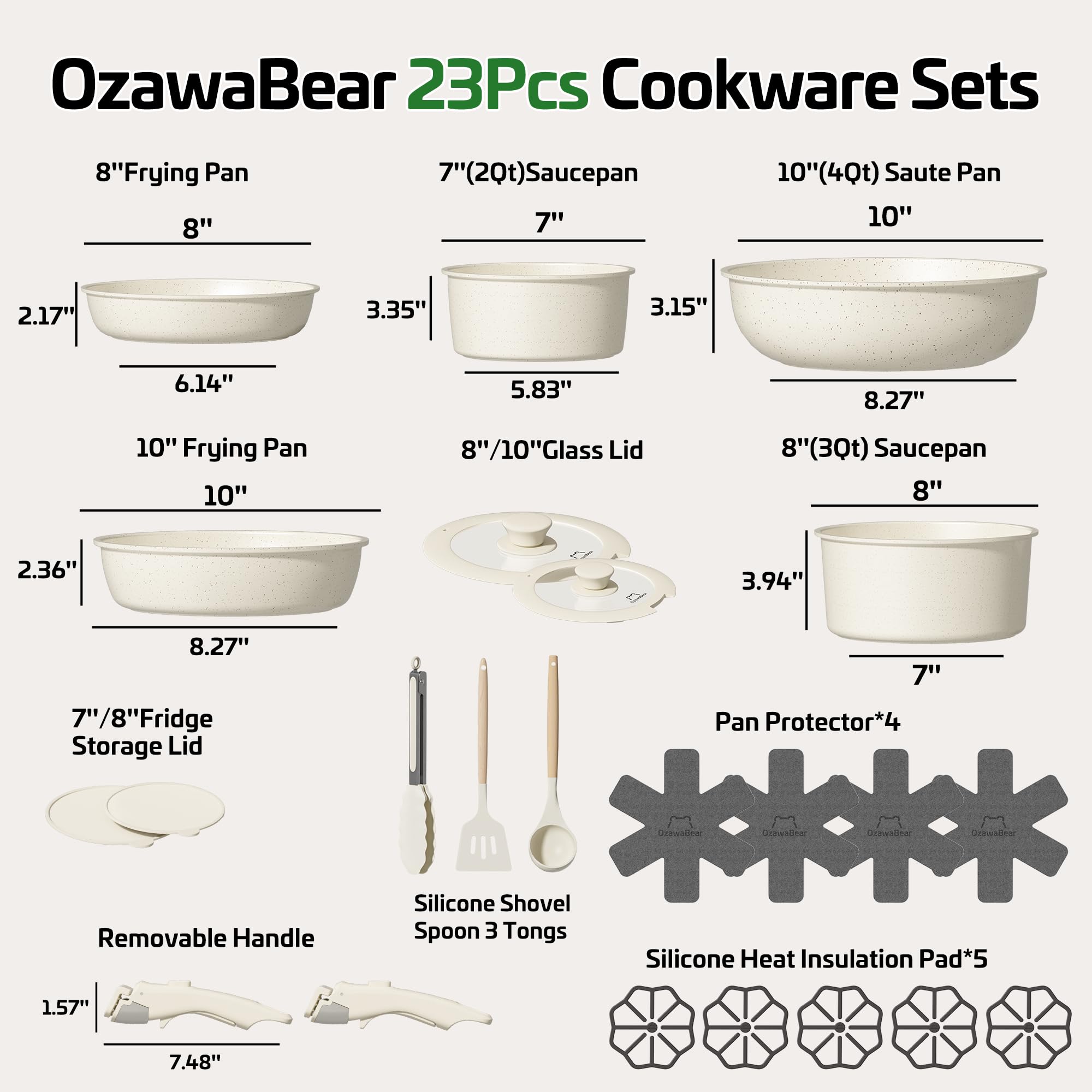 OzawaBear gros plan revêtement céramique double face facilite nettoyage