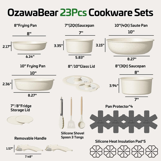 OzawaBear gros plan revêtement céramique double face facilite nettoyage