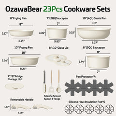 OzawaBear gros plan revêtement céramique double face facilite nettoyage