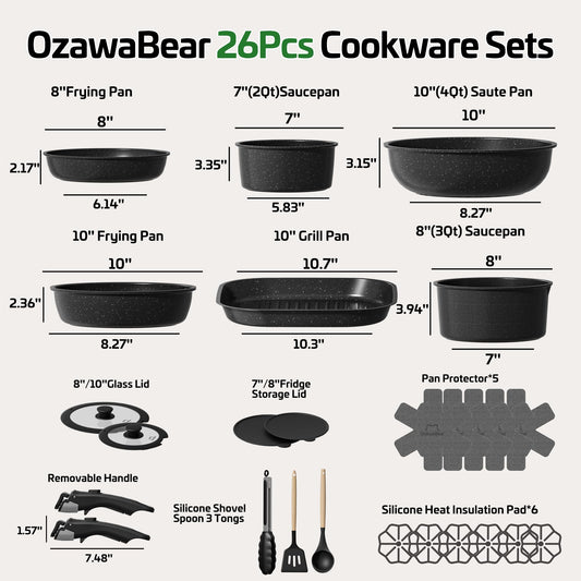ozawabear gros plan du revêtement céramique non toxique pour nettoyage facile