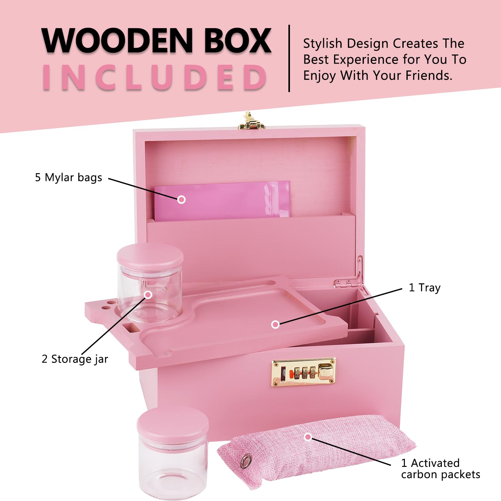 OZCHIN coffret ouvert montrant accessoires, organisation pratique