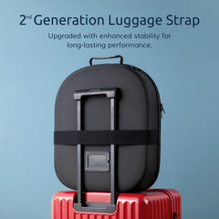 Ozueccr valise fixée sur trolley facilitant transport en voyage