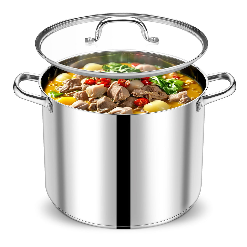 P&P CHEF marmite 20 QT face avant montrant capacité et design durable