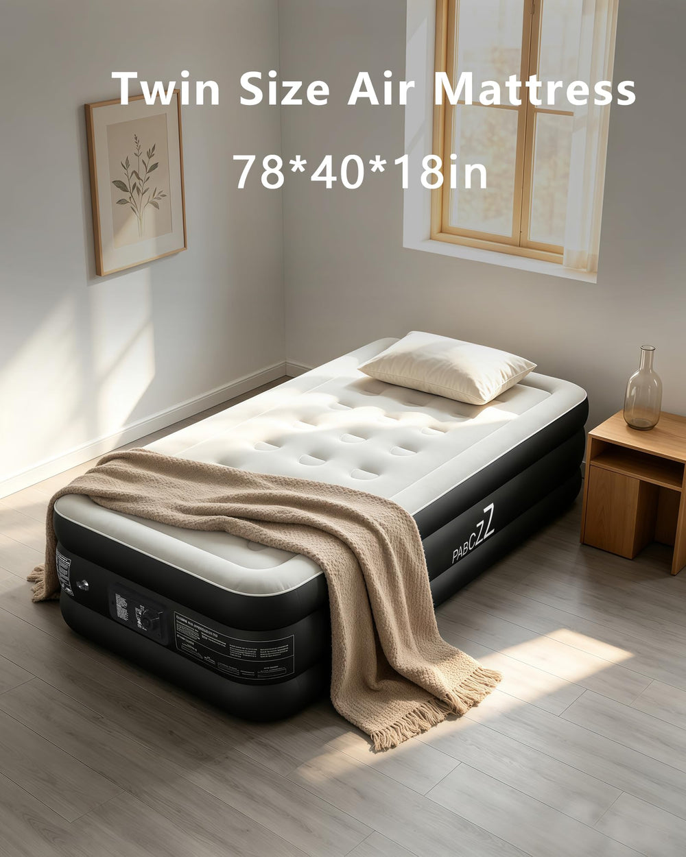 PABCZZ matelas en usage dans une chambre pour couchage d'appoint