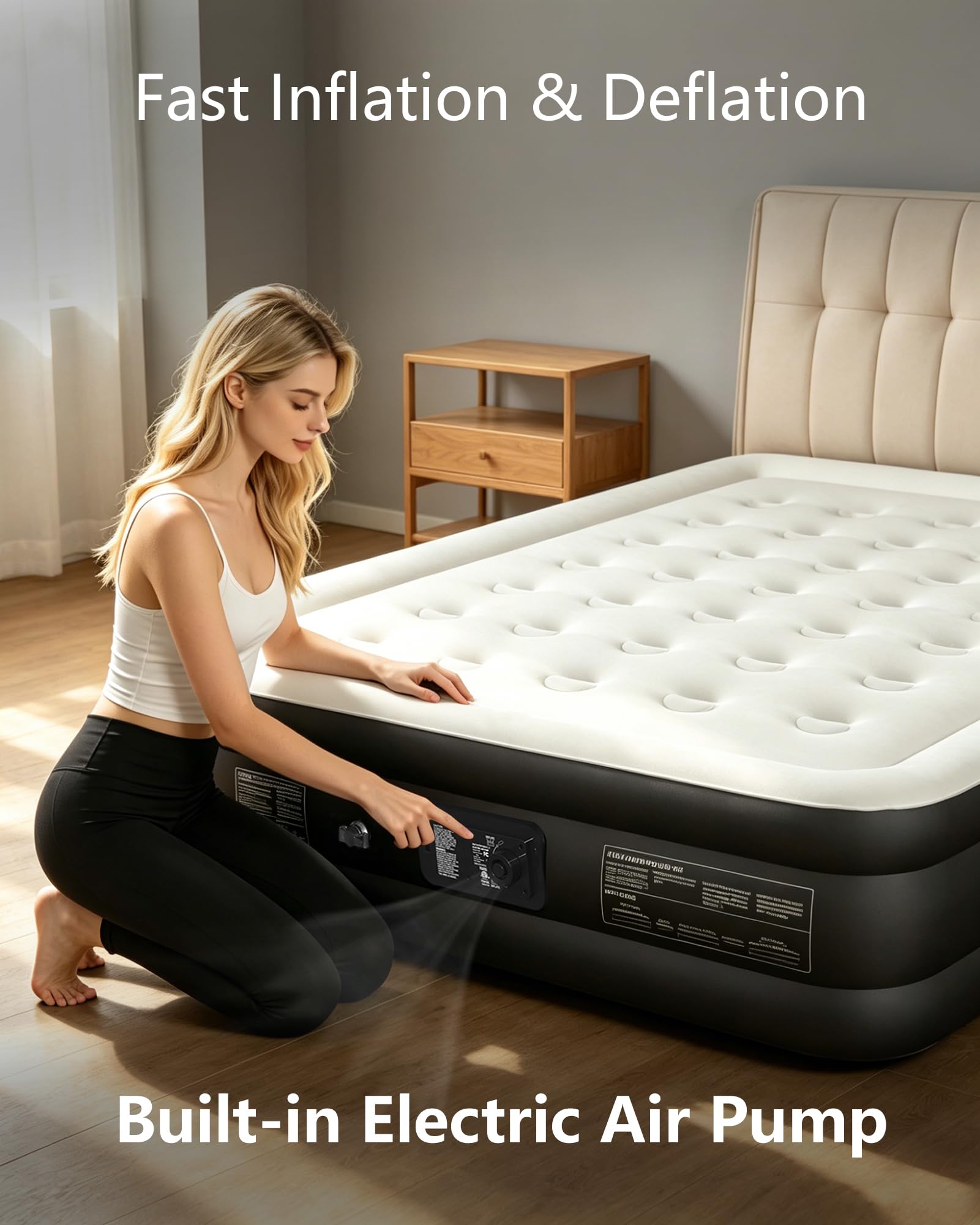 PABCZZ matelas en usage deux personnes pour accueil confortable chez soi