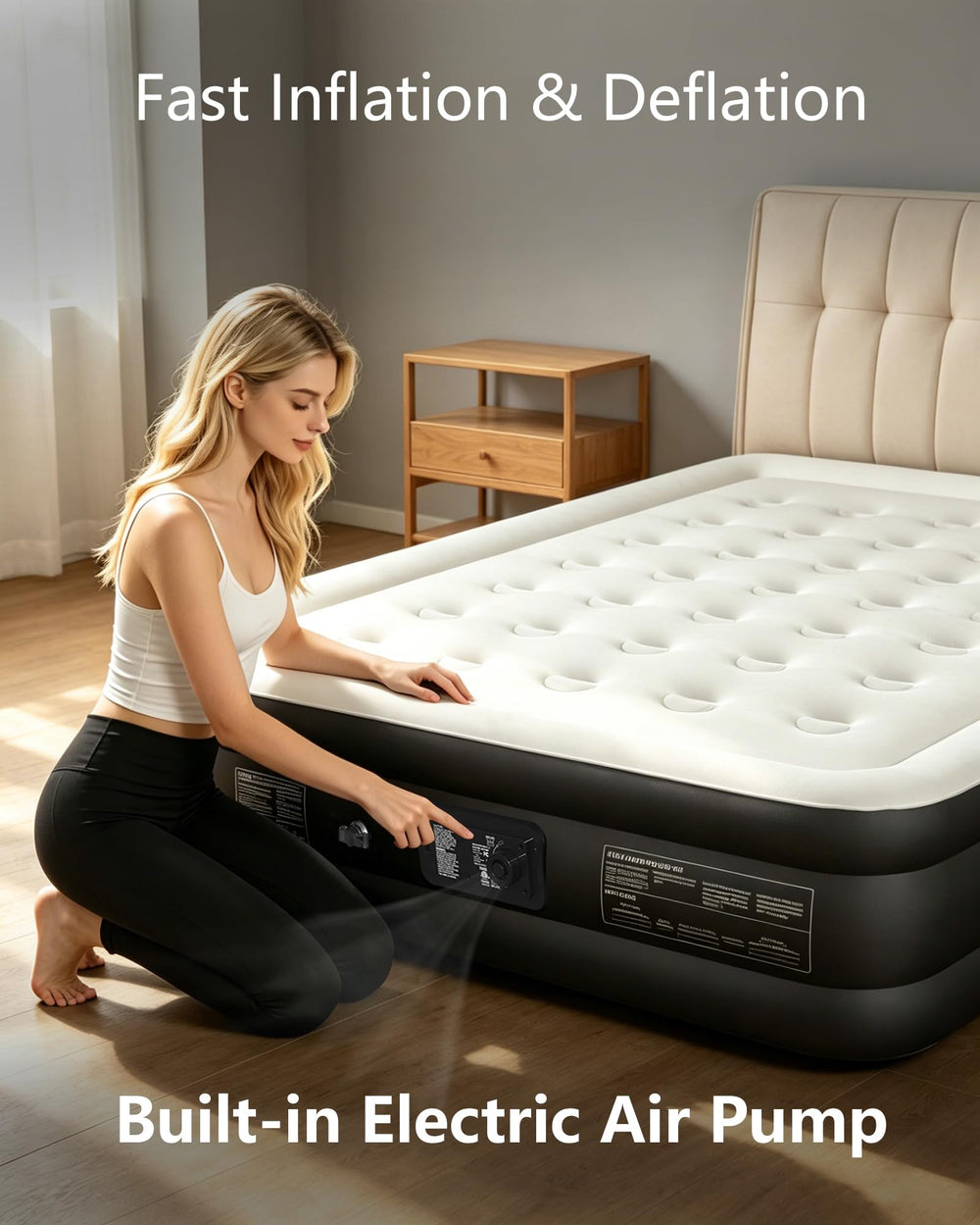 PABCZZ matelas en usage deux personnes pour accueil confortable chez soi