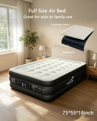 PABCZZ matelas gonflé en chambre illustrant usage invité confortable