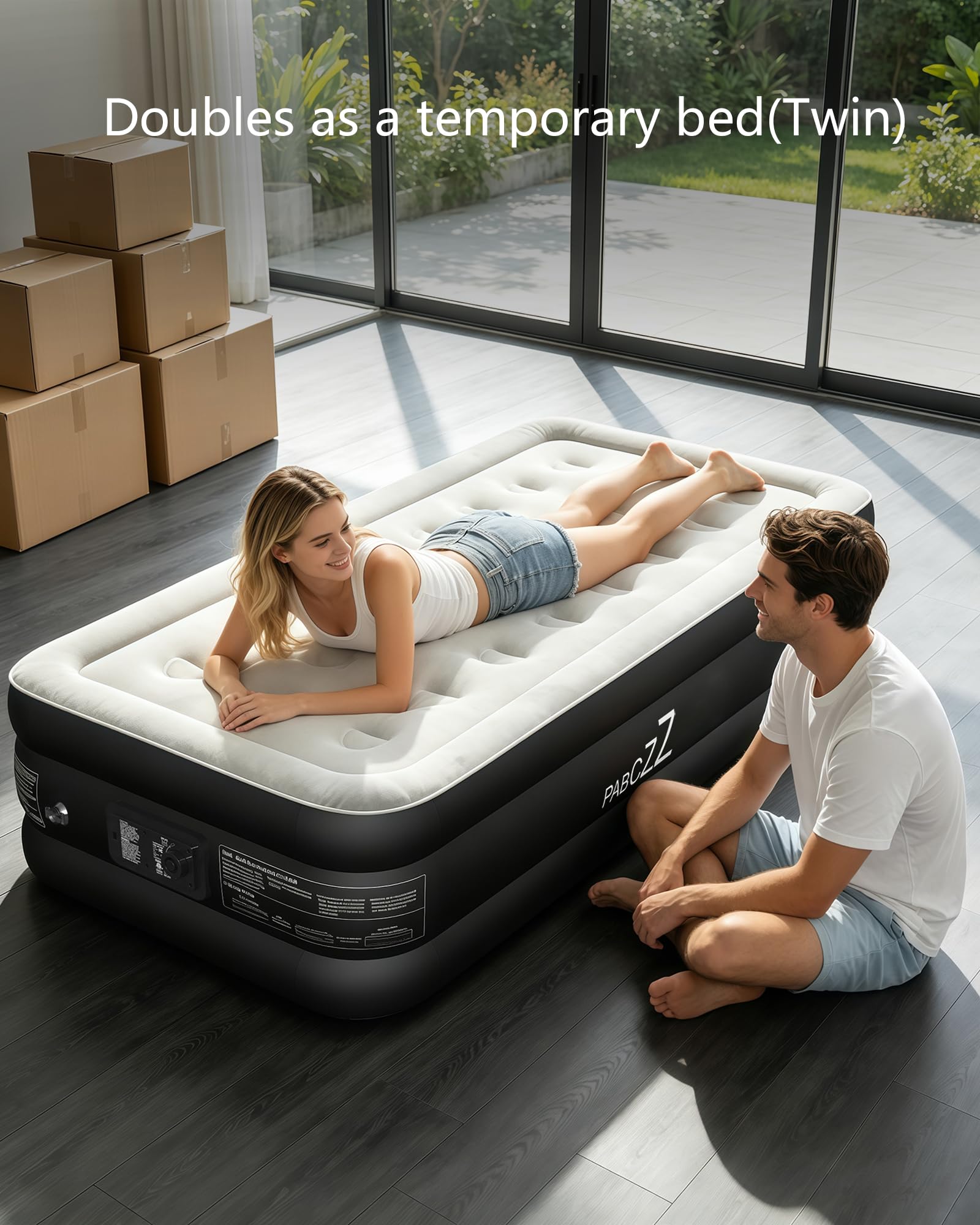 PABCZZ pompe intégrée visible pour gonflage rapide et pratique