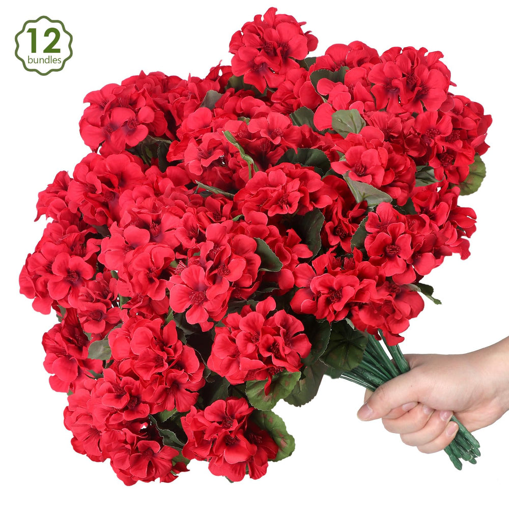 PABREY ensemble de 12 fleurs arrangées pour rendu volumineux