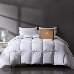 Pacific Coast couette King face montrant douceur et confort hôtelier
