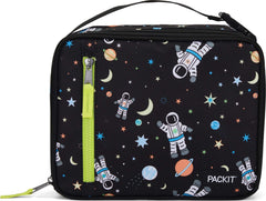 PackIt vue avant Spaceman montrant motif et fermeture, léger à transporter