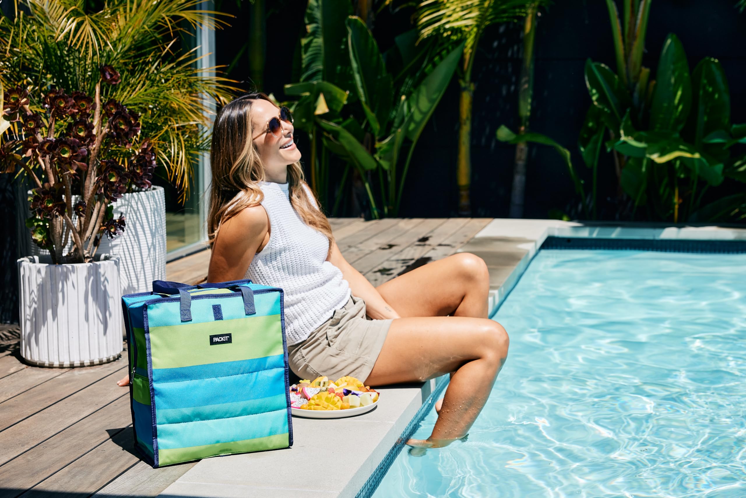 PackIt gros plan rayures et texture durable pour esthétique