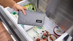 PackIt sac en situation bureau avec lunch et boisson gardés frais pour pause