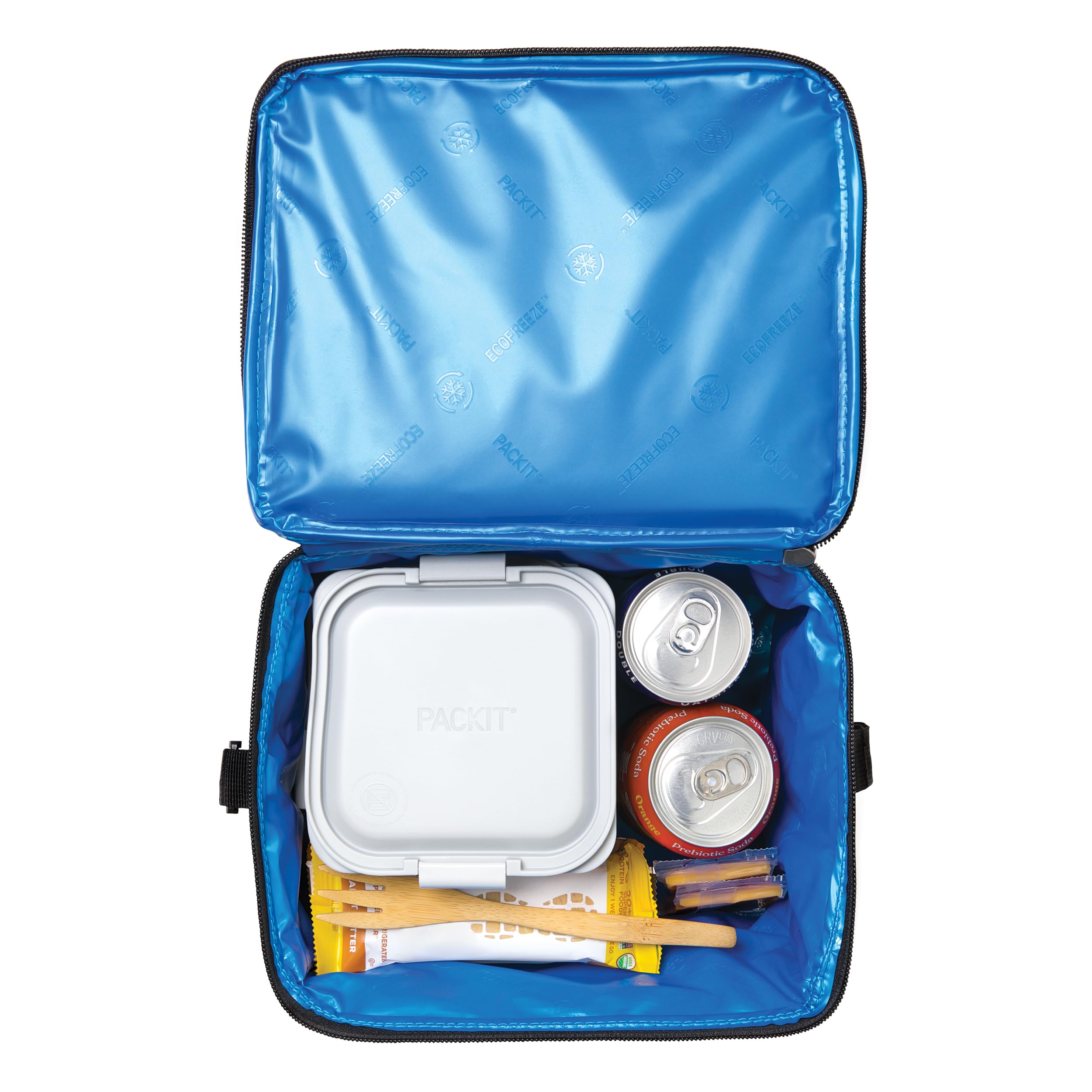 PackIt glacière utilisée au bureau gardant repas frais pendant la journée