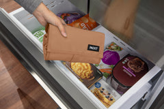 PackIt sac almond utilisé au bureau garde sandwichs et boissons frais