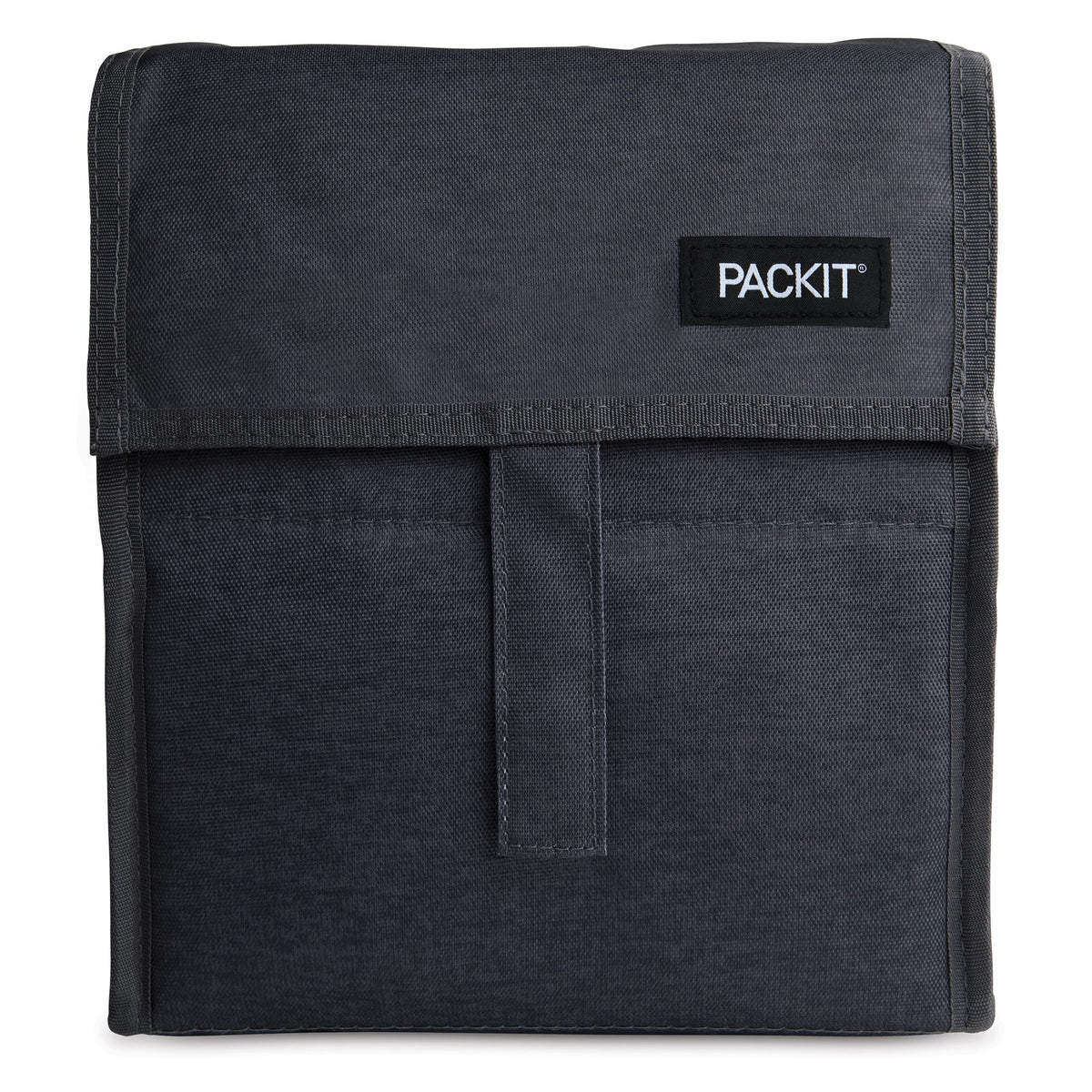 PackIt sac devant City Charcoal montrant silhouette compacte et fraîcheur