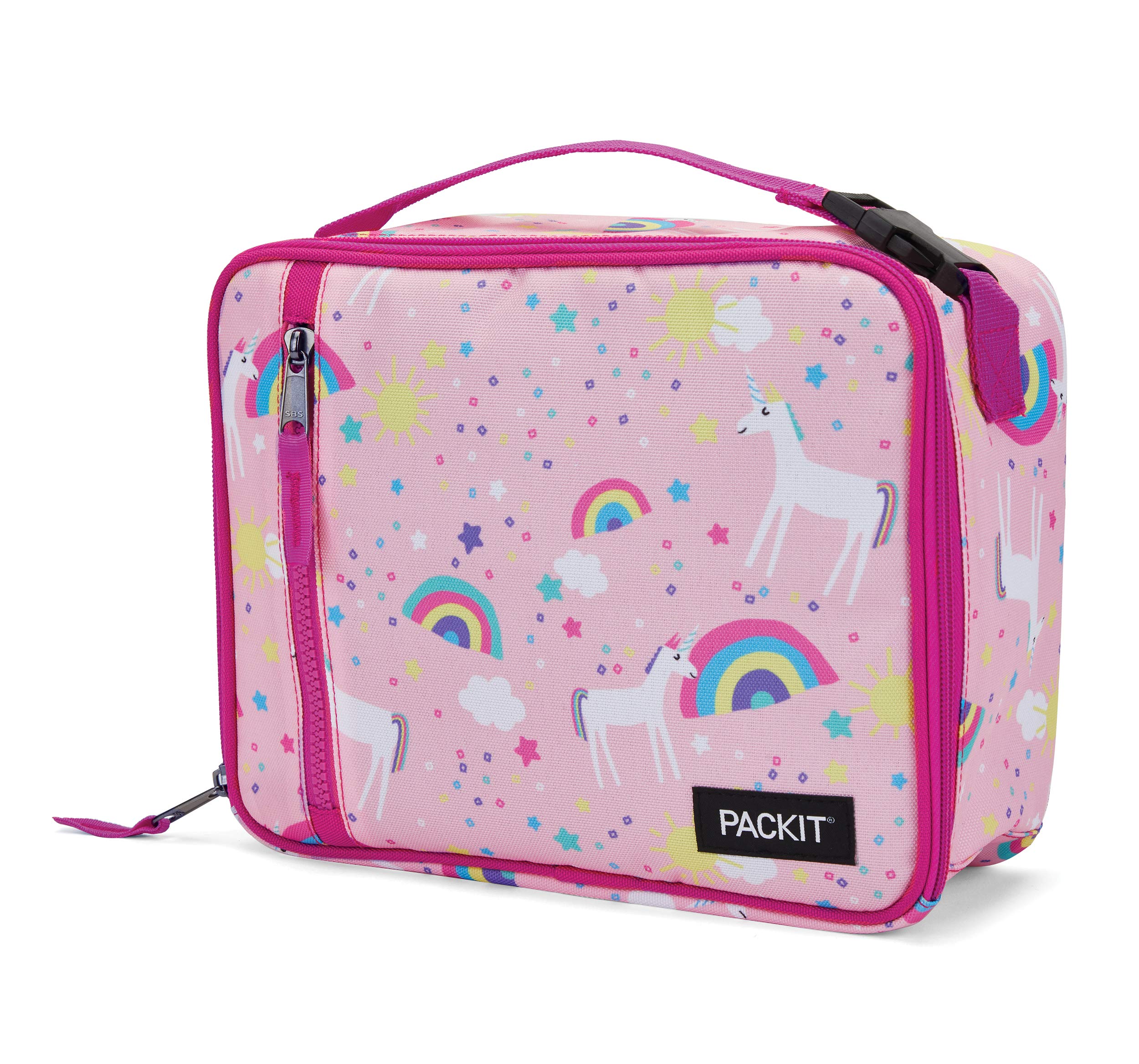 PackIt lunch box ouverte top‑load montrant capacité et accès rapide pratique