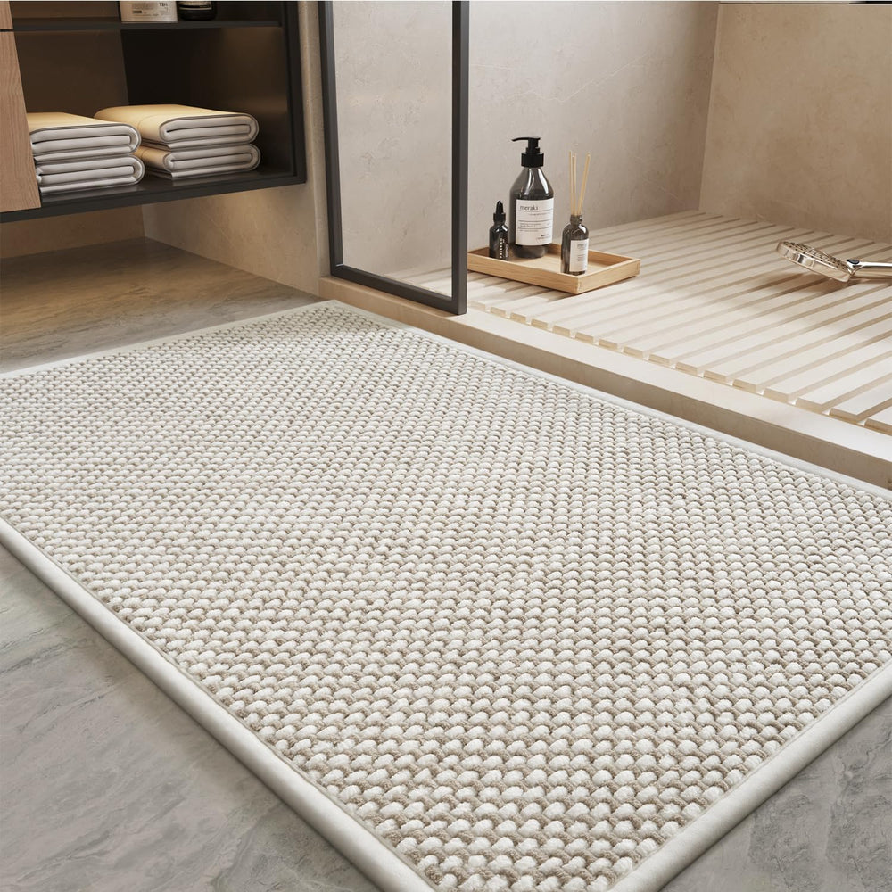 PADOOR tapis devanture packaging montrant couleur beige crème et design