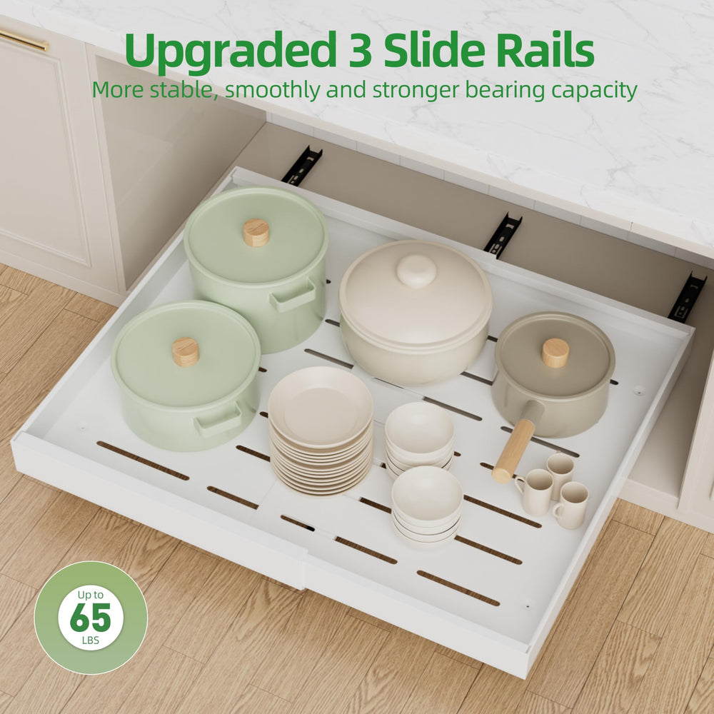 PAKETA glissière triple rail garantissant coulissement fluide