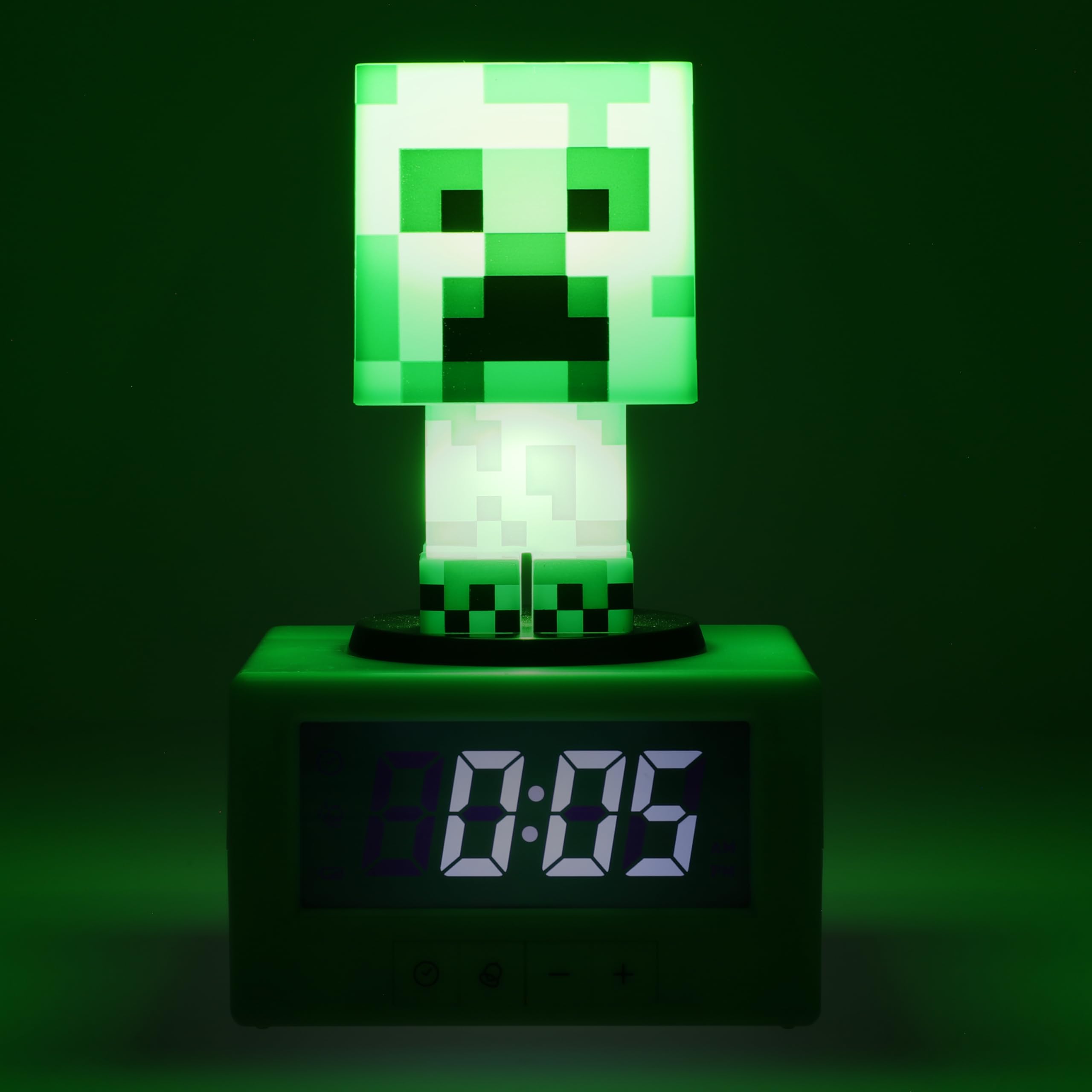 Paladone Creeper démonstration tapotement tête pour snooze facile