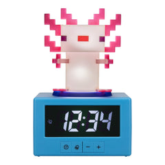 Paladone axolotl face avant montrant un réveil amusant pour enfant