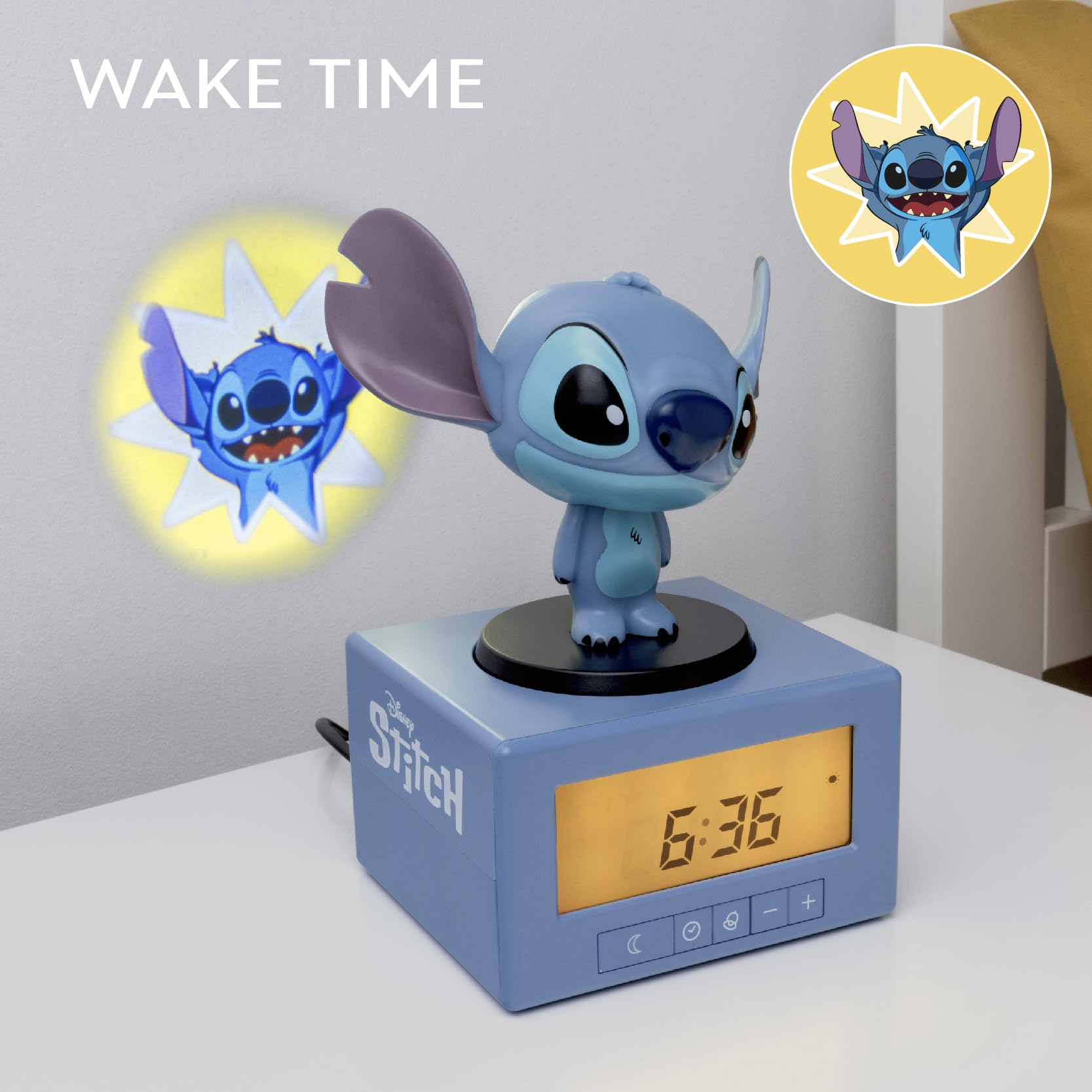 Paladone Stitch gros plan sur les détails et matériaux sécurisants