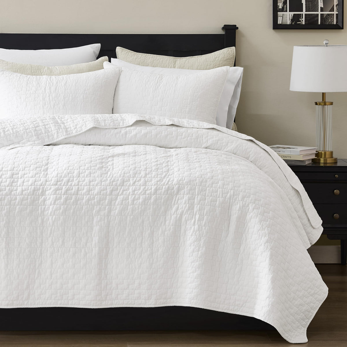 palassio couette king size face montrant drapé et finition pour confort