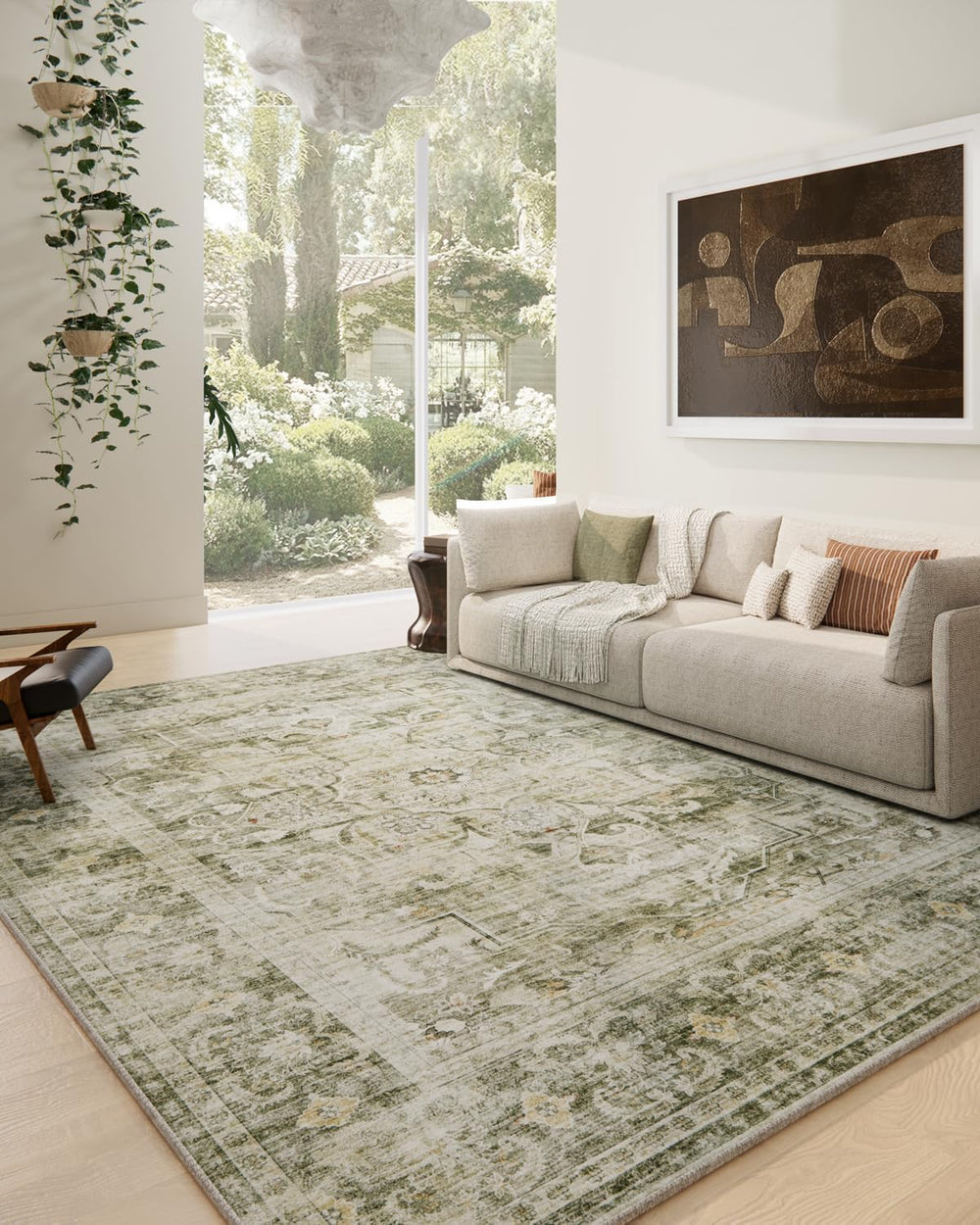 palohom tapis 8x10 vue avant motif boho, apporte style et confort