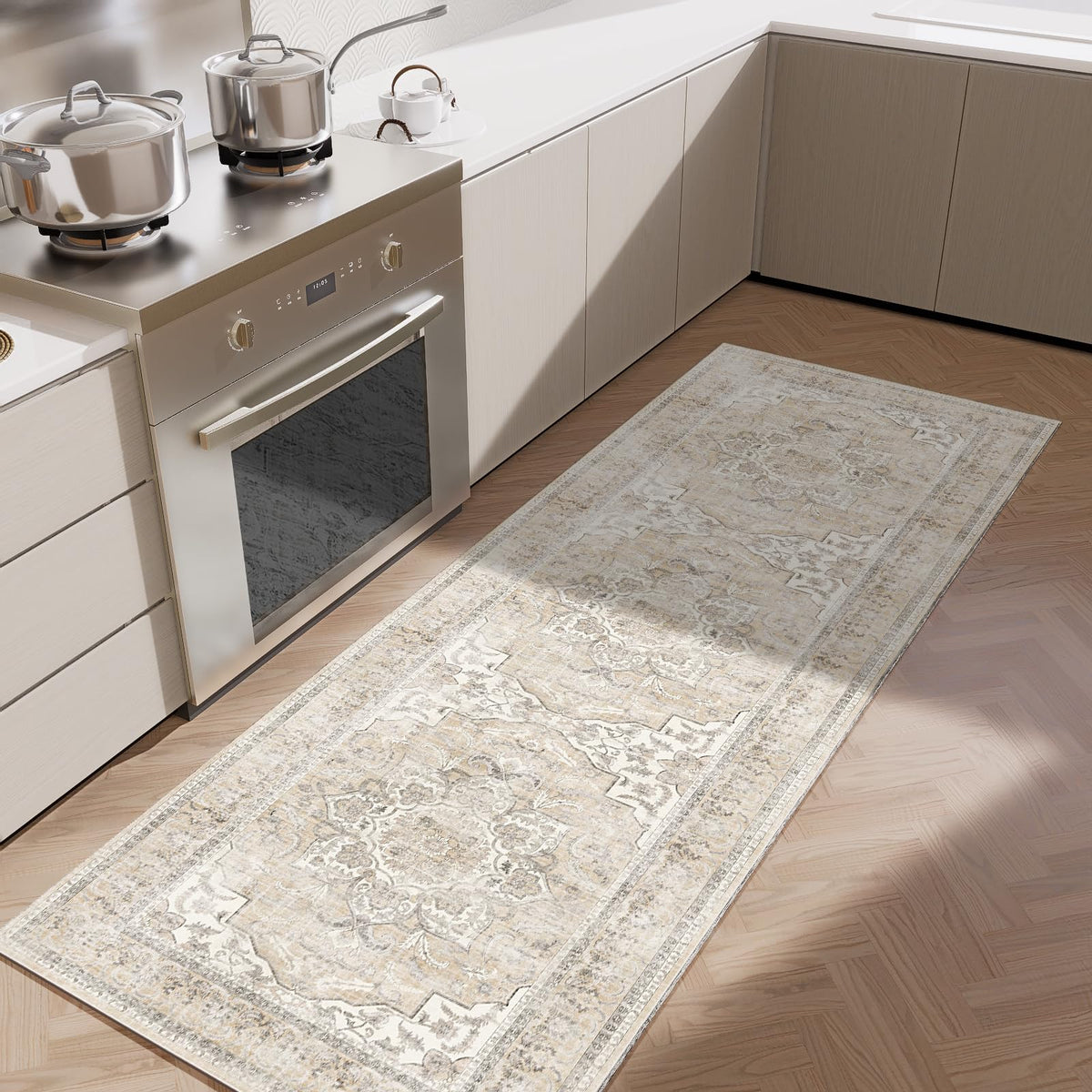 palohom tapis face avant montrant motif bohème et ajout de chaleur