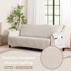Pamhaven détail du motif médaillon élégant et durable