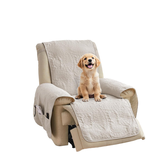 Pamhaven housse avant sur fauteuil relax montrant protection élégante