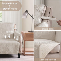 Pamhaven texture microfibre déperlante visible pour entretien facile