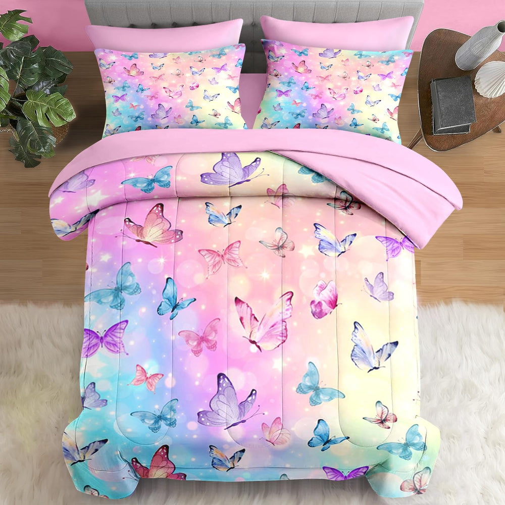 Pamnest détail imprimé papillons montrant couleurs nettes et charme