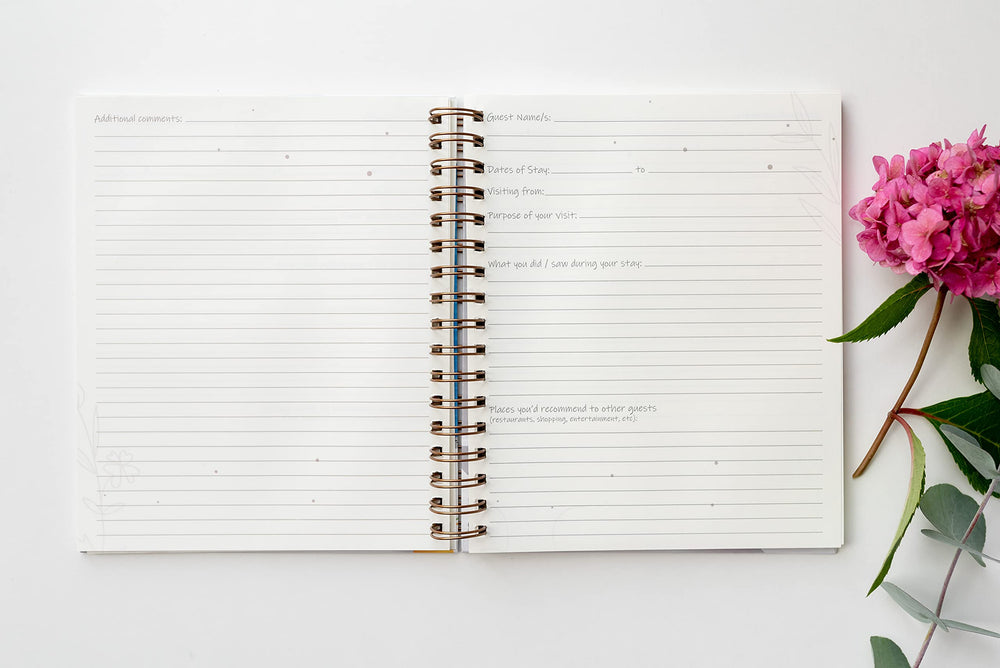 Paper 'n Such exemple de page remplie avec champs guidés facilitant retours utiles
