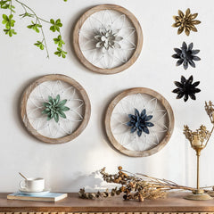 Paquesta ensemble face montrant bois et métal pour une déco chaleureuse