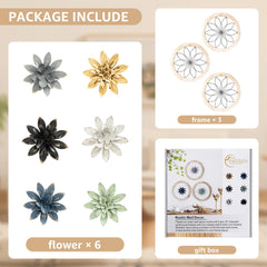 Paquesta fleurs interchangeables multicolores pour personnaliser l'ambiance