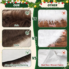 PARTTELY jupe sous sapin avec cadeaux renforçant présentation festive