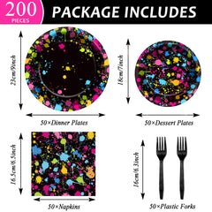 party greeting gros plan impression graffiti couleur pour ambiance festive