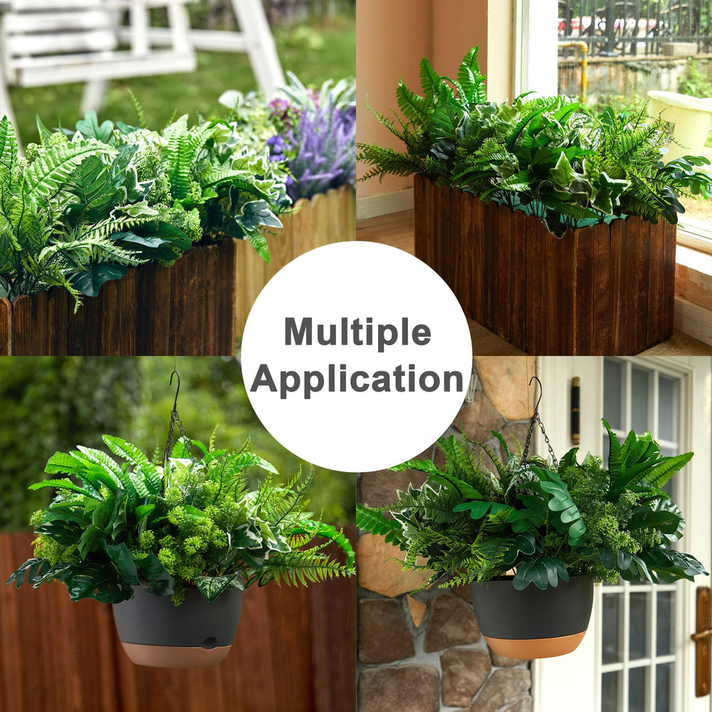PARTY JOY plantes artificielles installées sur balcon créant ambiance conviviale