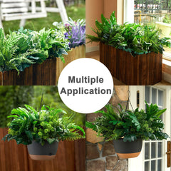 PARTY JOY plantes artificielles installées sur balcon créant ambiance conviviale