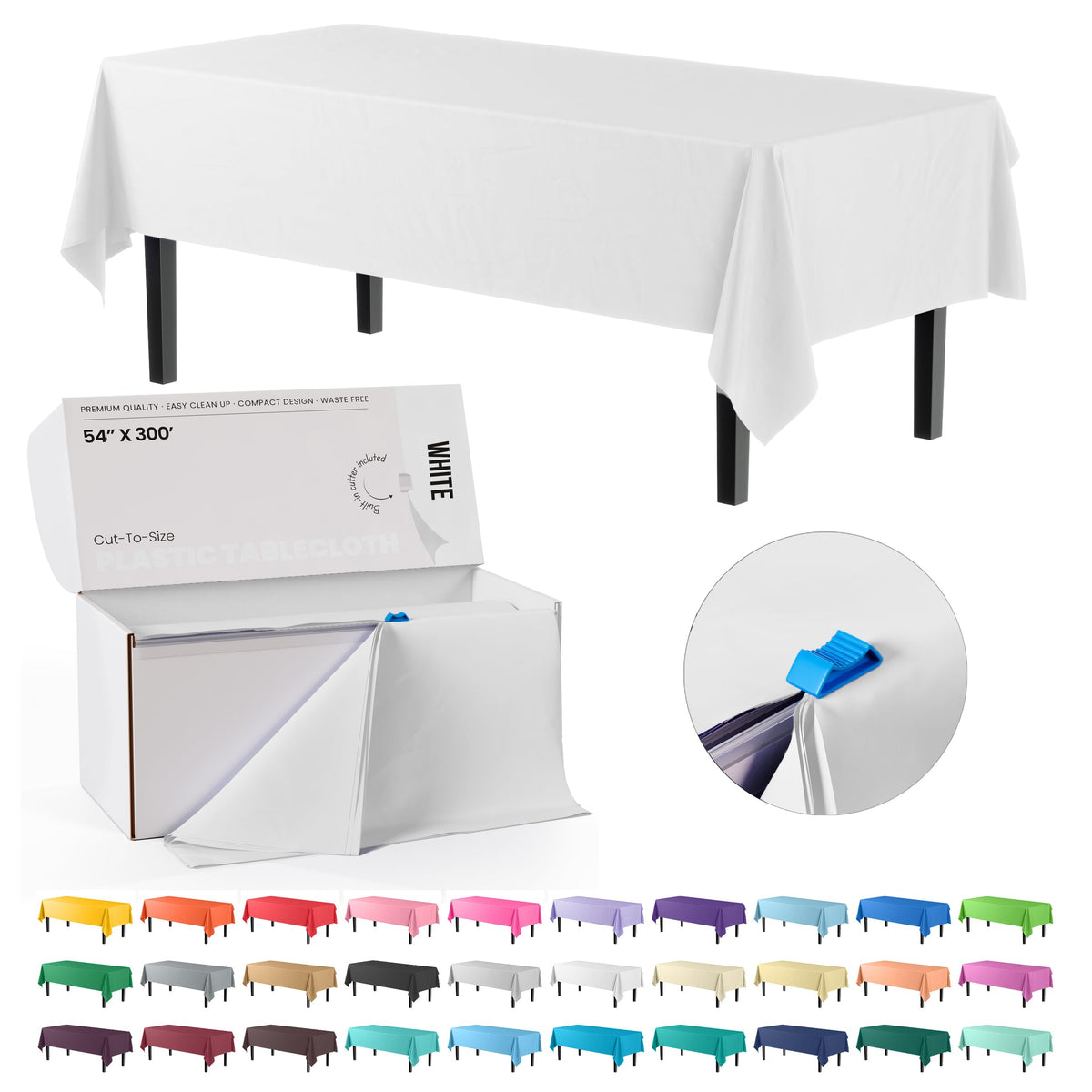 Party Solids boîte avec coupeur pratique pour découpes rapides et gain de temps