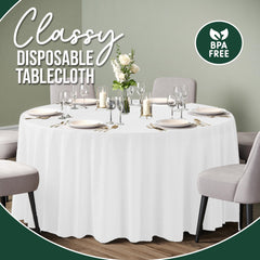 Party Solids nappe utilisée lors d'une fête, facilité d'installation appréciée