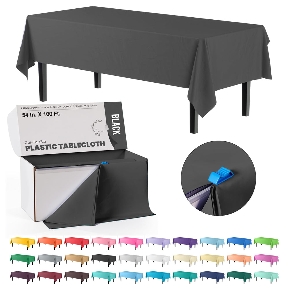 Party Solids rouleau en boîte montrant packaging et coupeur pour gain de temps