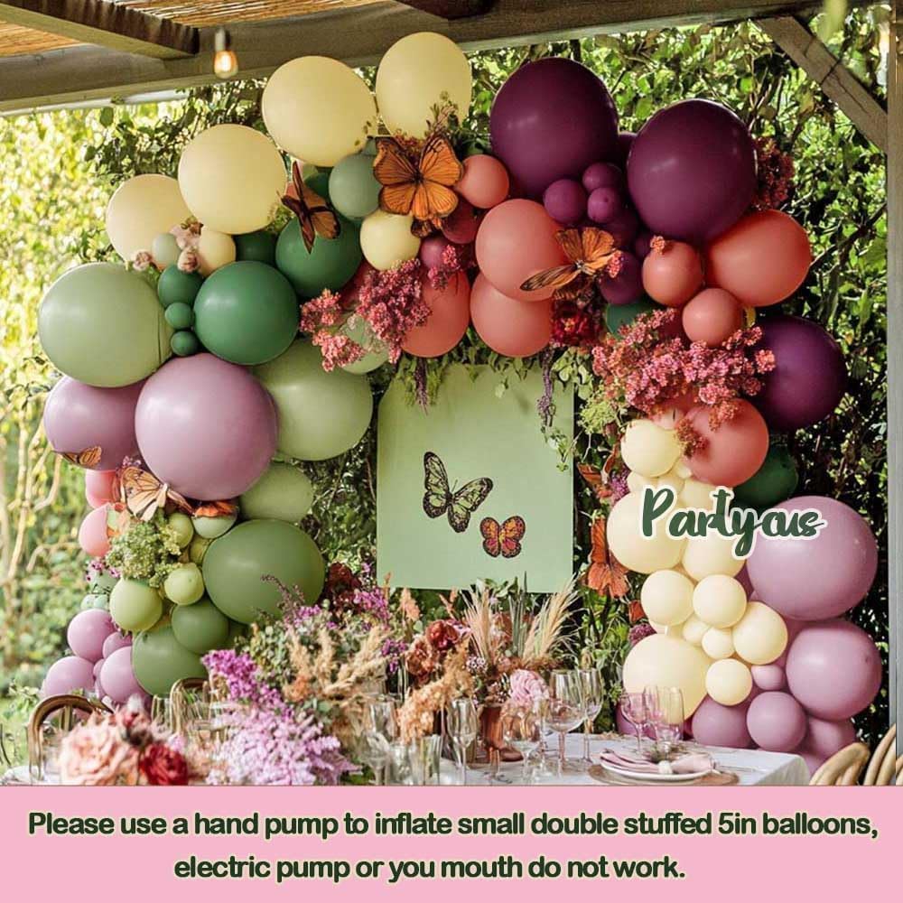 Partycus arche décorée de fleurs artificielles style forêt enchantée