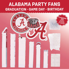 PartyKandy éventails Alabama Crimson Tide en photobooth améliorant les photos